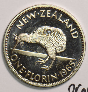 New Zealand 1965 Florin Proof Kiwi bird 299583 combine shipping