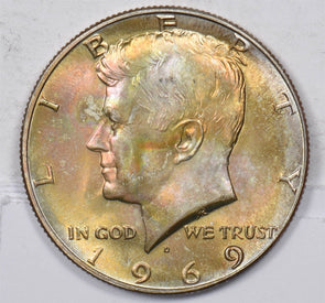 1969-D Kennedy Half Dollar Nice Luster! U0762