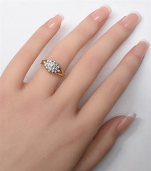 14K Diamond Ring 3.11g Diamond TCW 0.27ctw Size 6 RG0281