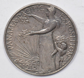 1915-S Silver Commemorative Pan-Pacific Ch.Au U0756