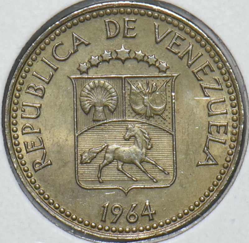 Venezuela 1964 5 Centimos Horse animal 296435 combine shipping
