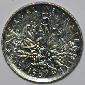 France 1987 5 Francs 151853 combine shipping