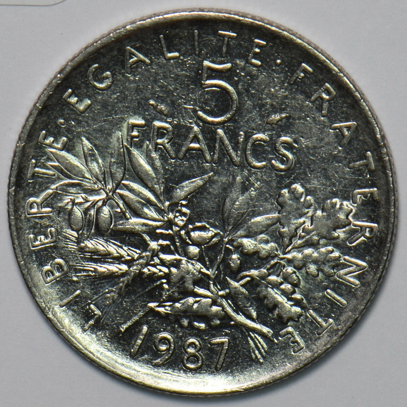 France 1987 5 Francs 151853 combine shipping