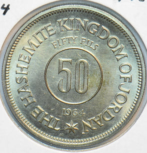 Jordan 1964 50 fils The Hashmite Kingdom 293621 combine shipping