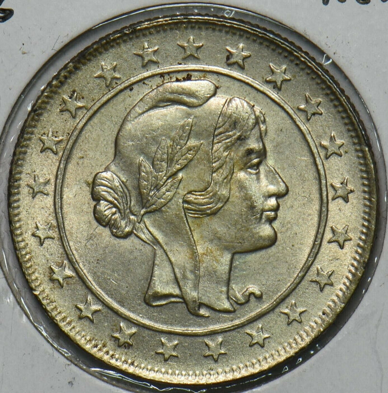 Brazil 1926 2000 Reis 296837 combine shipping