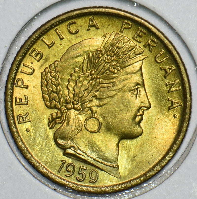 Peru 1959 10 Centavos 196592 combine shipping
