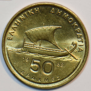 Greece 1988 50 Drachmai 195740 combine shipping