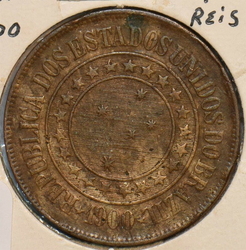 Brazil 1900 40 Reis 296882 combine shipping