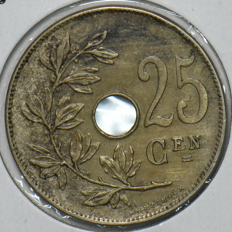 Belgium 1913 25 Centimes 195887 combine shipping