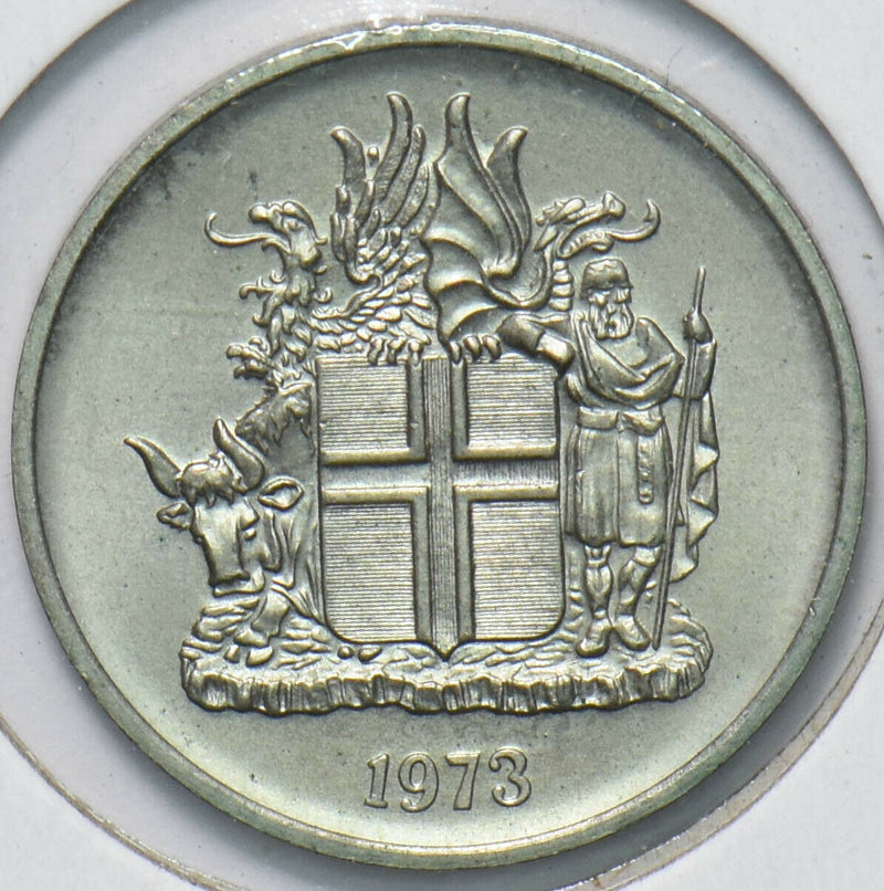 Iceland 1973 5 Kronur Dragon animal Bull 192328 combine shipping