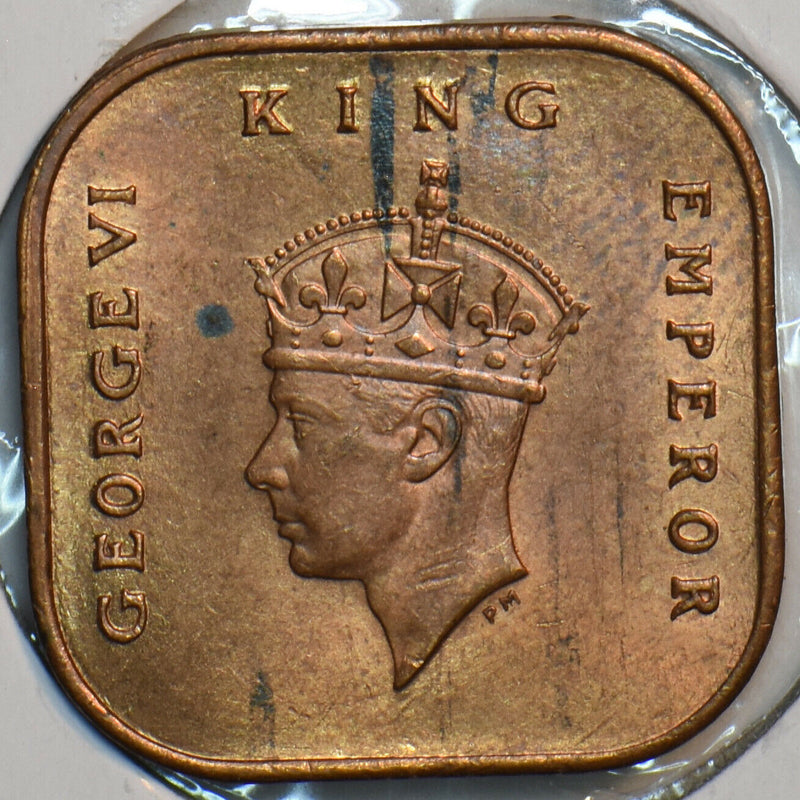 Malaya 1943 Cent 297064 combine shipping