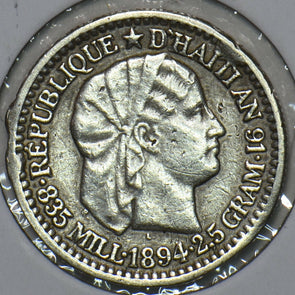 Haiti 1894 10 Centimes 297245 combine shipping