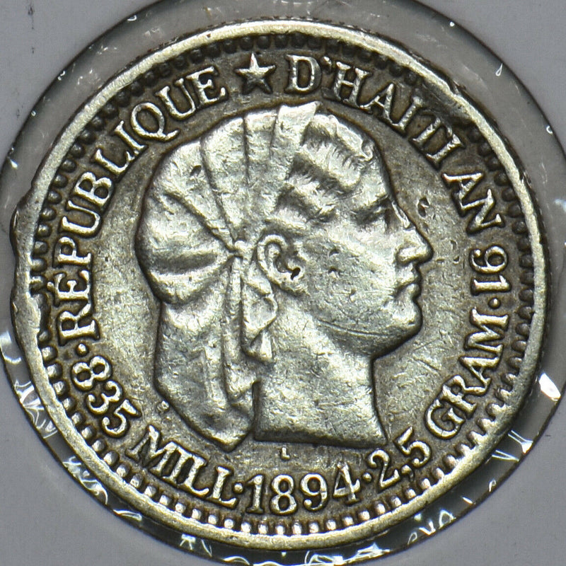 Haiti 1894 10 Centimes 297245 combine shipping