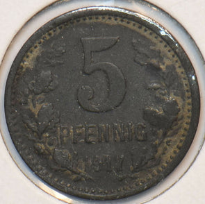 Germany 1917 5 Pfennig Notgeld 296459 combine shipping