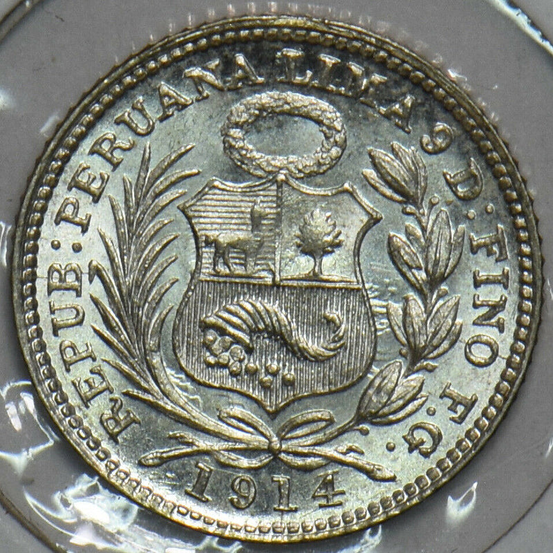 Peru 1914 1/2 Dino 491130 combine shipping