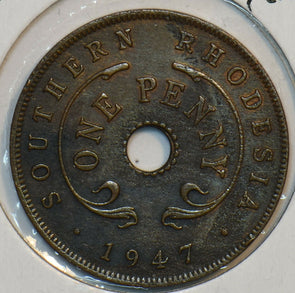 Southern Rhodesia 1947 Penny 152100 combine shipping