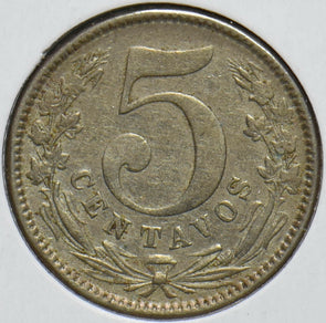 Colombia 1886 5 Centavos 293490 combine shipping