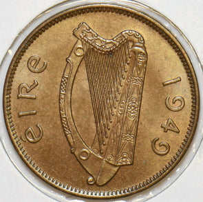 Ireland 1949 1/2 Penny Sow with piglets animal 296906 combine shipping