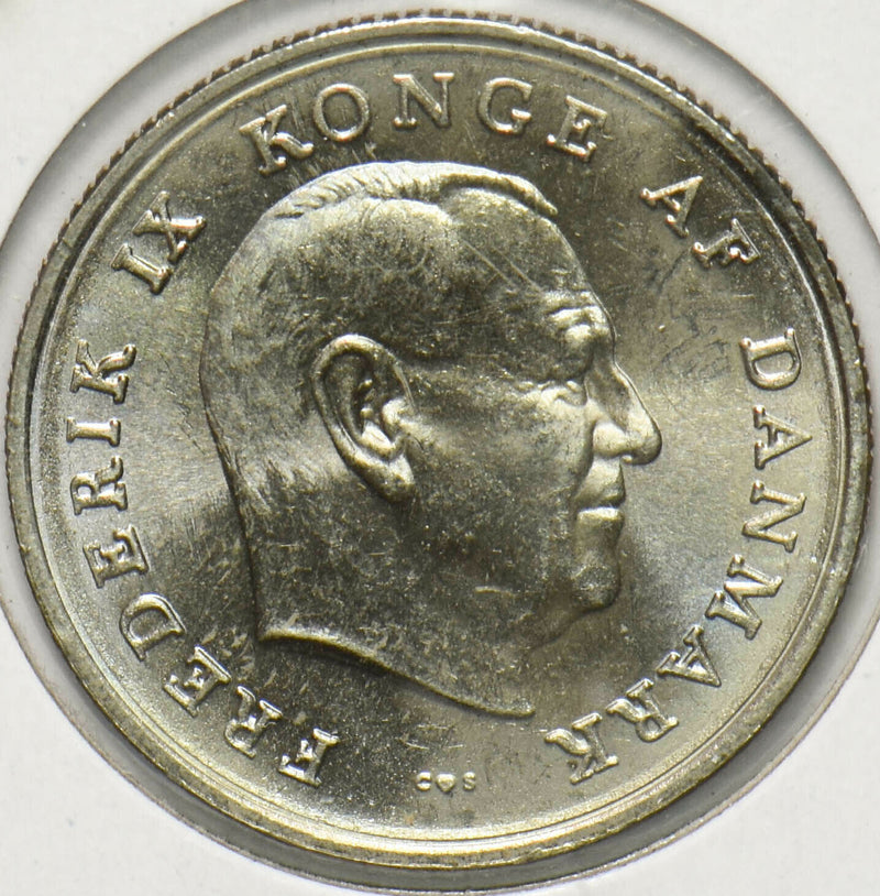 Denmark 1963 Krone Lion animal Frederick IX 293222 combine shipping