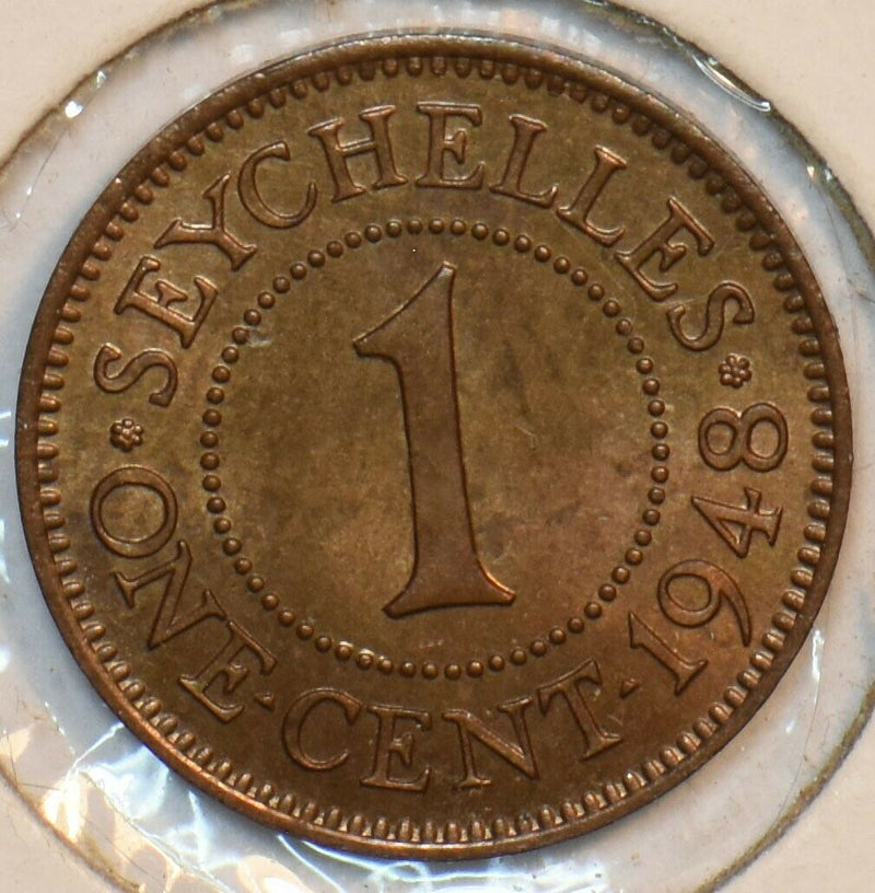 Seychelles 1948 Cent 195972 combine shipping