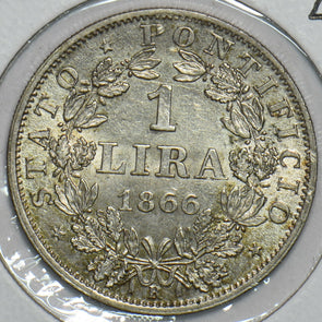 Italy 1866 Papel States Lira 491124 combine shipping