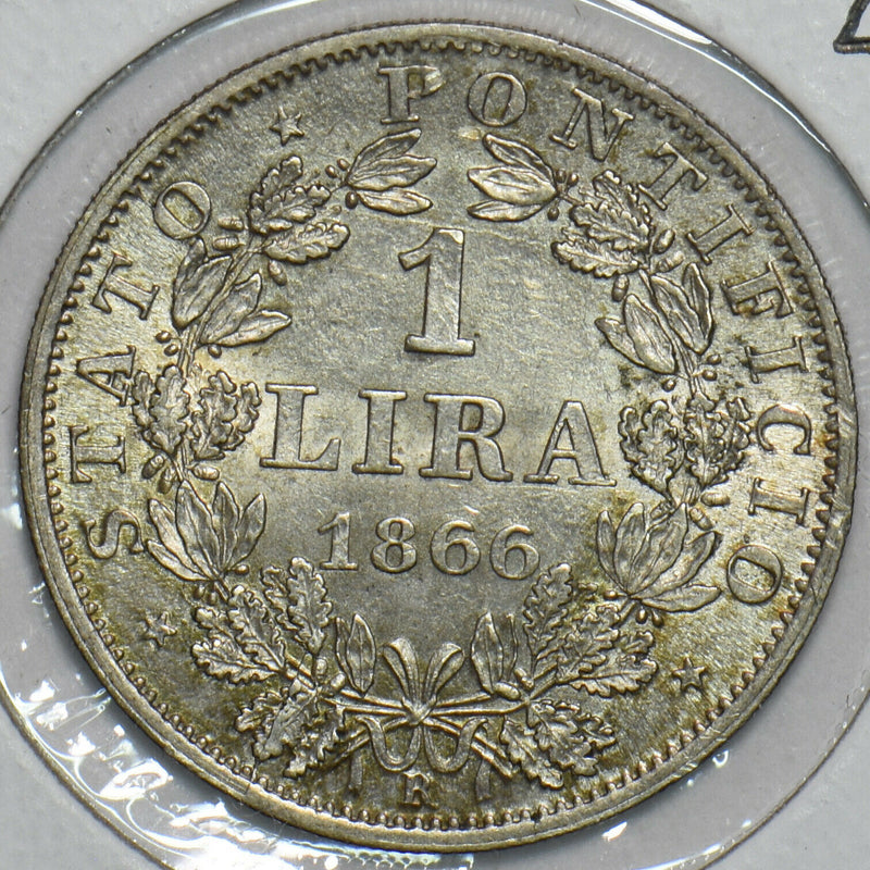 Italy 1866 Papel States Lira 491124 combine shipping