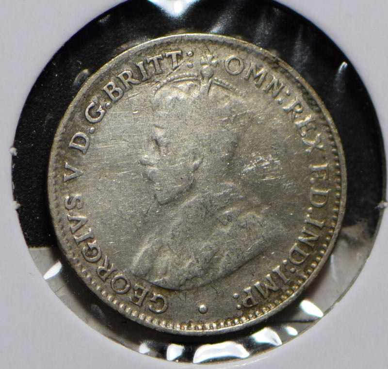 Australia 1928 3 Pence Kangaroo animal Emu  901258 combine shipping
