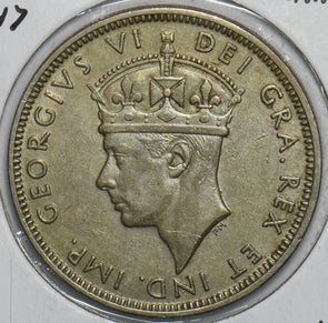 Cyprus 1947 2 Shillings Lion animal 491123 combine shipping