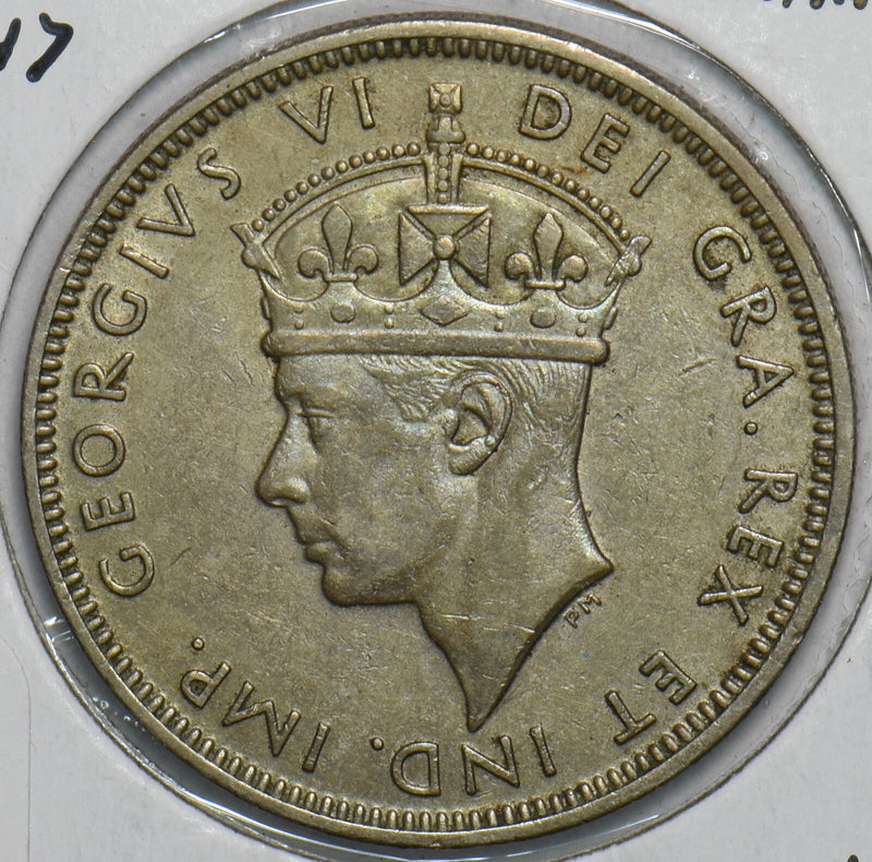 Cyprus 1947 2 Shillings Lion animal 491123 combine shipping