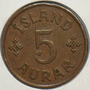 Iceland 1942 5 Aurar 151778 combine shipping