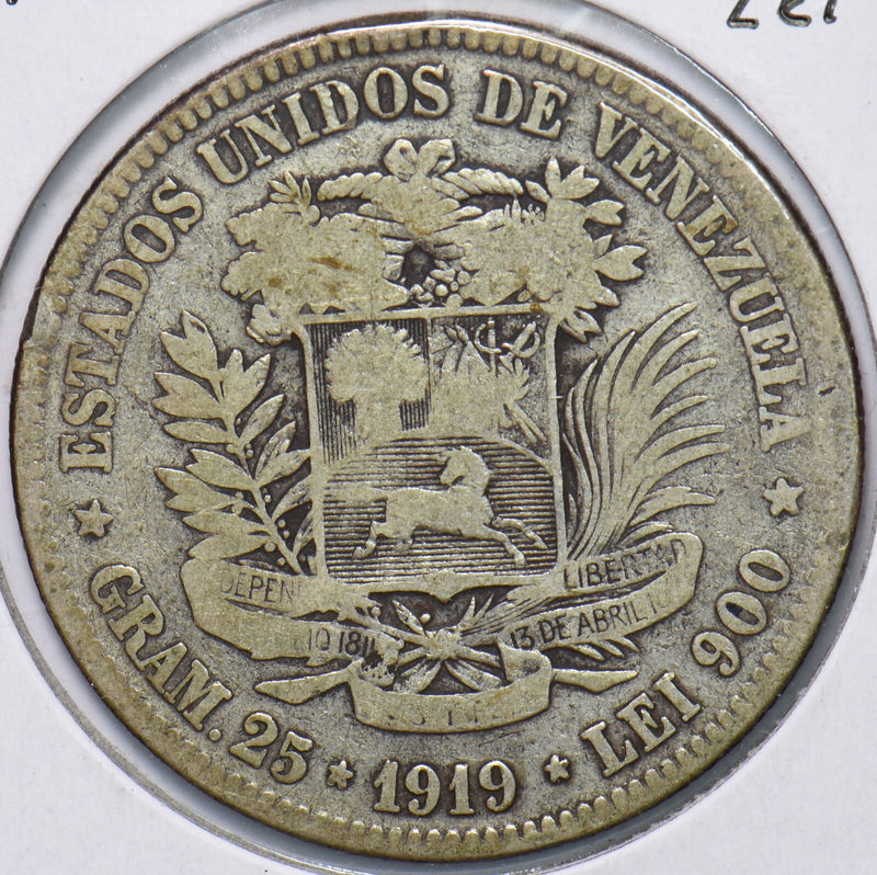Venezuela 1919 5 Bolivares Horse animal 293973 combine shipping