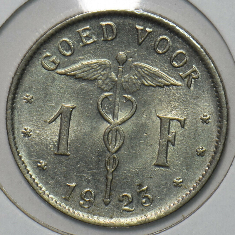 Belgium 1923 Franc 195886 combine shipping