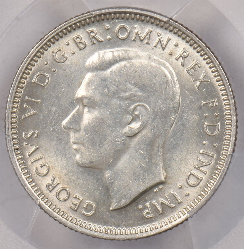 Australia 1941 M Shilling Ram animal PCGS MS 62 PI0124 combine shipping