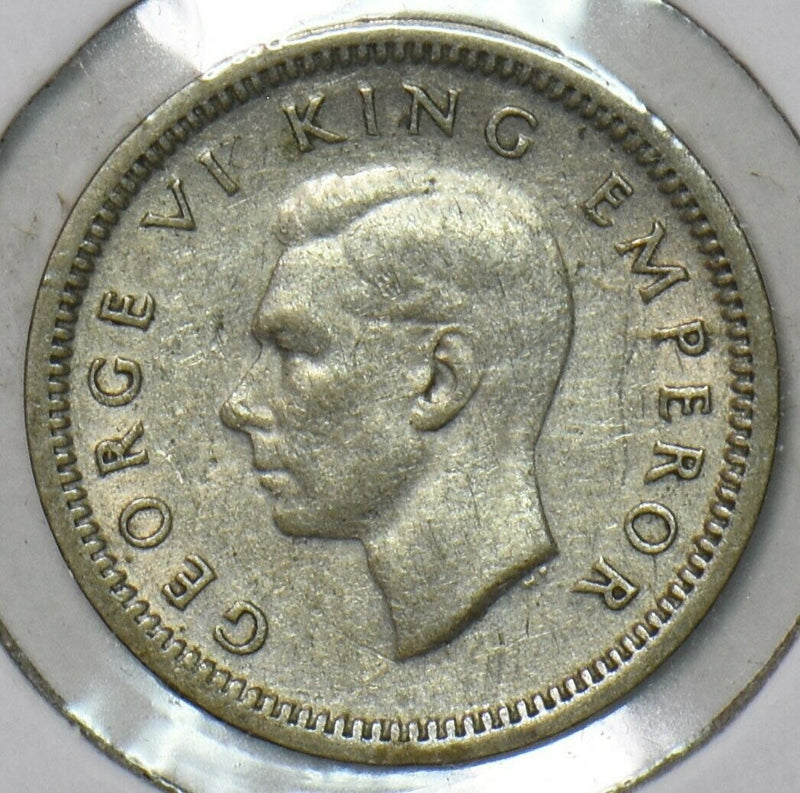 New Zealand 1946 3 Pence 152411 combine shipping
