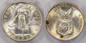 Philippines 1944 D 20 Centavos Eagle animal PCGS MS 65 PI0161 combine shipping