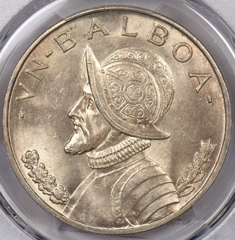 Panama 1947 Balboa PCGS MS 64 PC1346 combine shipping