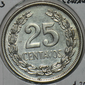 El Salvador 1943 25 Centavos 491242 combine shipping