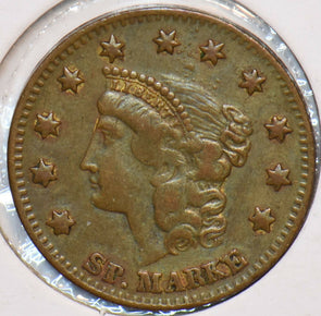 Germany 1850 's Spiel Marke Gaming Token Eagle animal In Unitate Fortitude Spiel