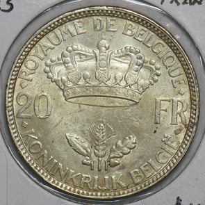 Belgium 1935 20 Francs 491031 combine shipping