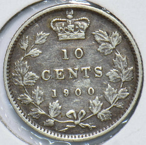 Canada 1900 10 cents Victoria 293625 combine shipping