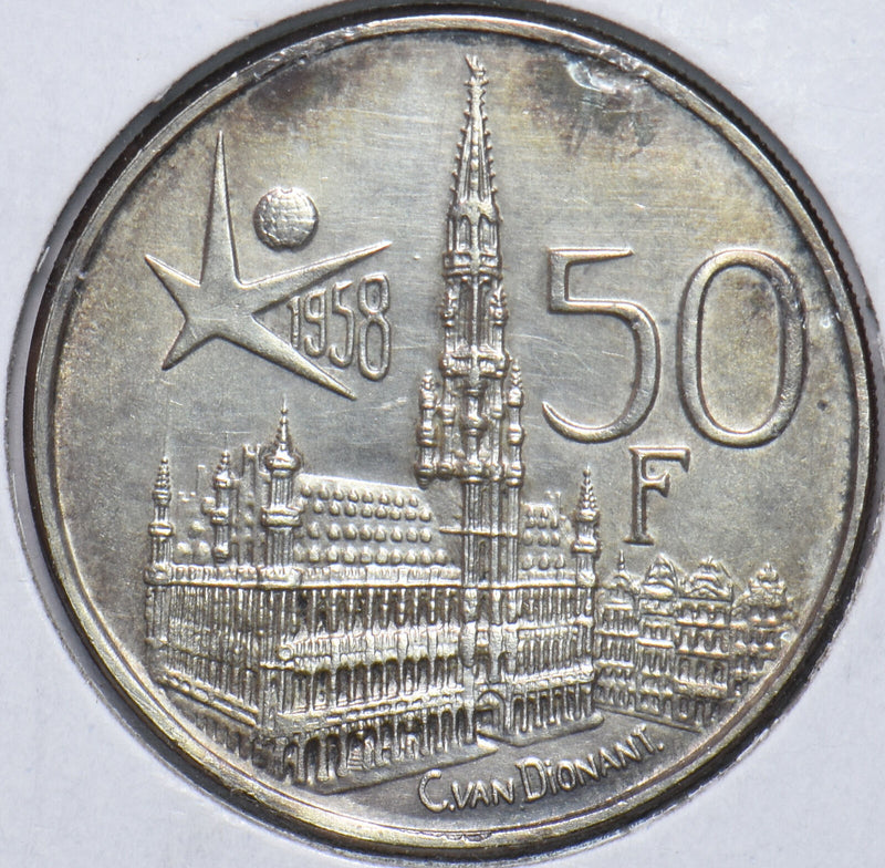 Belgium 1958 50 Francs 294058 combine shipping