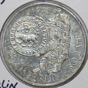 Germany 1987 10 Mark Eagle animal Bear 750th anniversary of Berlin 195149 combin