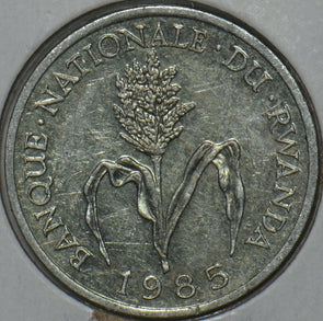 Rwanda 1985 Franc 152048 combine shipping