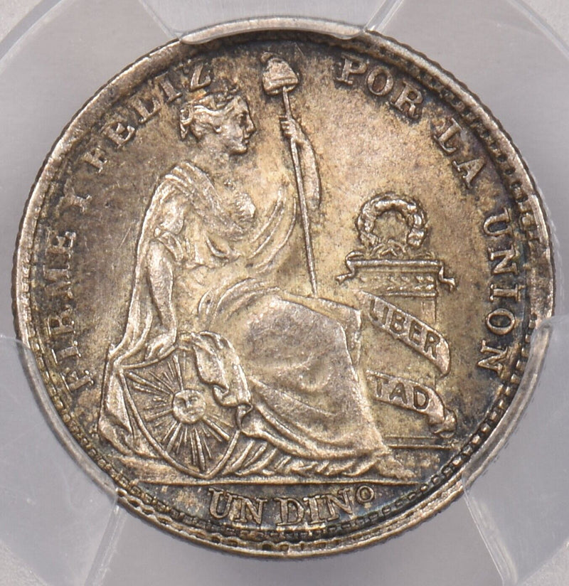 Peru 1916 FG Dinero PCGS MS 64 KM-204.2 Small date PI0065 combine shipping