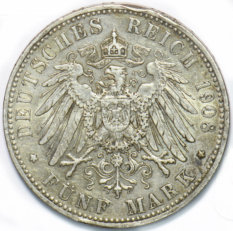 Germany 1908 5 Mark Eagle animal 490429 combine shipping