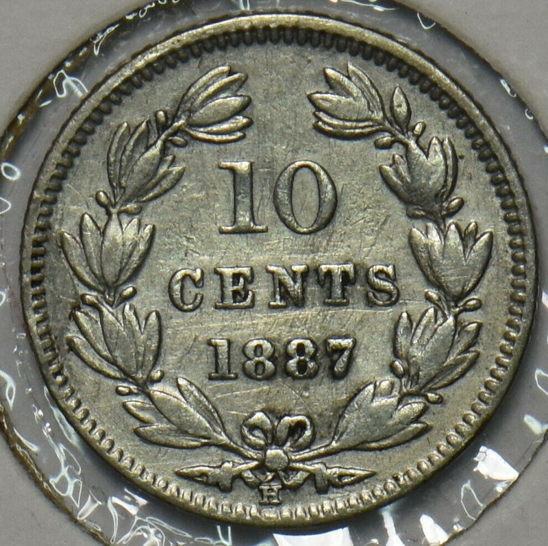 Nicaragua 1887 H 10 Centavos 296854 combine shipping