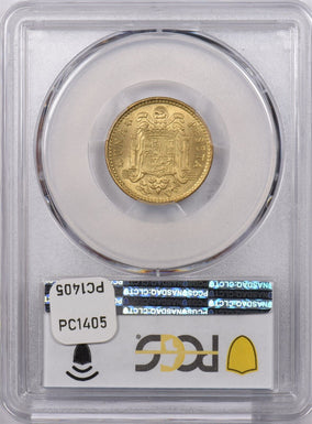 Spain 1953 Peseta PCGS MS 66 PCGS Pop. 2, None Finer PC1405 combine shipping