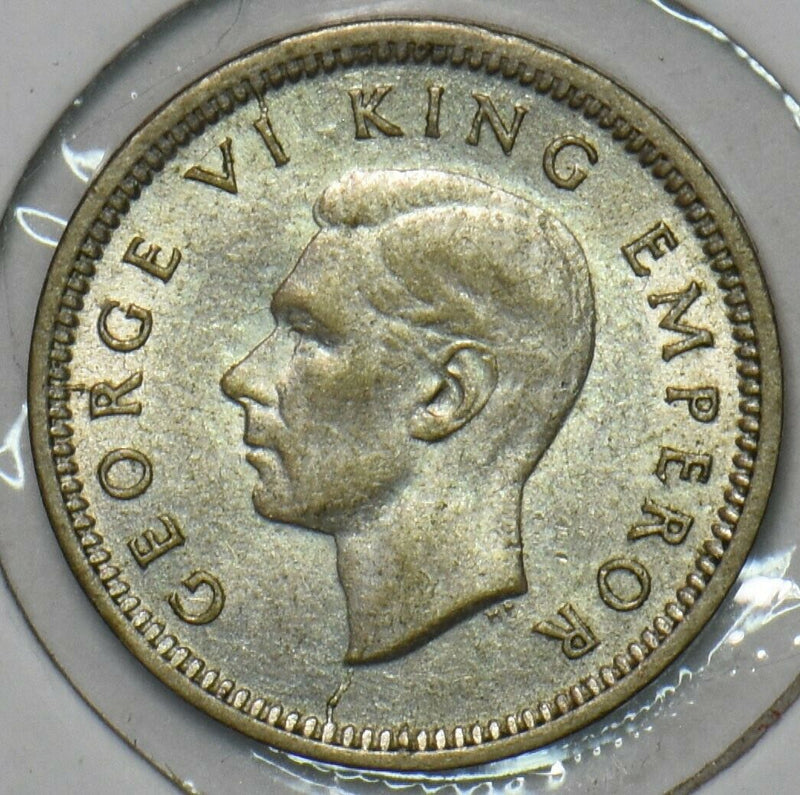 New Zealand 1943 3 Pence 152399 combine shipping