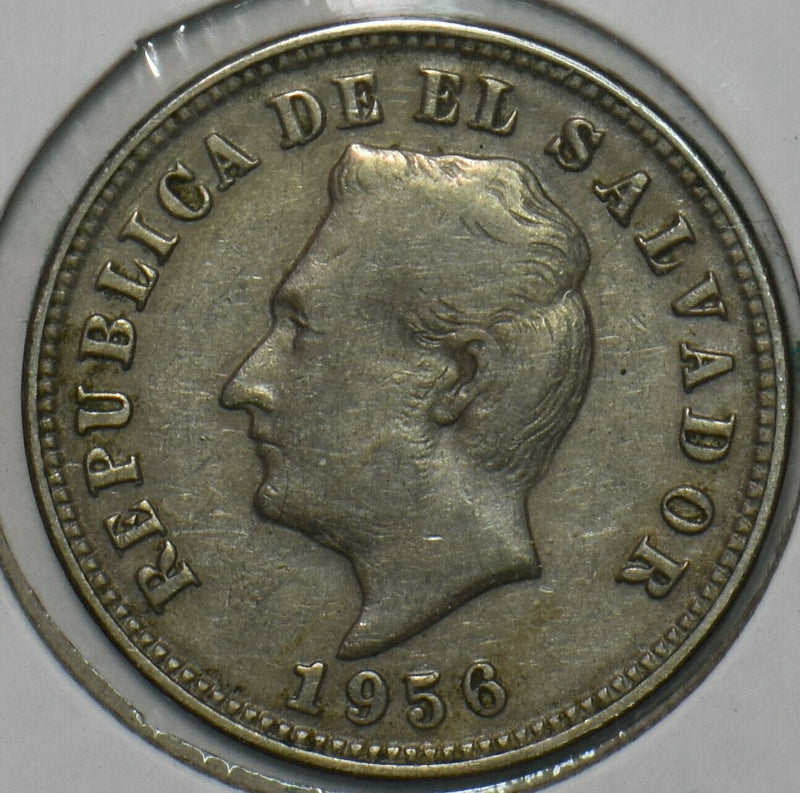 El Salvador 1956 5 Centavos 152067 combine shipping