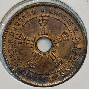 Belgium Congo 1888 2 Centimes 195918 combine shipping